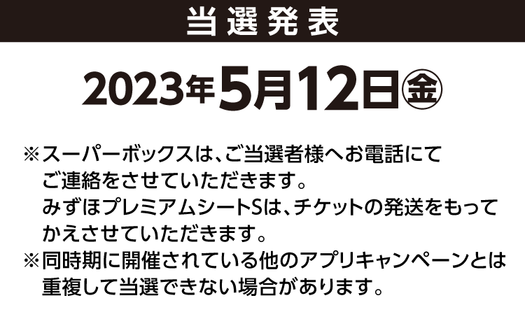 当選発表